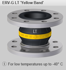 Rubber Expansion Joints ERV-G LT 'Yellow Band'