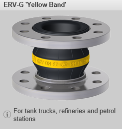 Rubber Expansion Joints ERV-G 'Yellow Band'