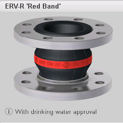 Rubber Expansion Joints ERV-R 'Red Band'