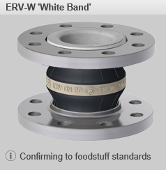 Rubber Expansion Joints ERV-W 'White Band'